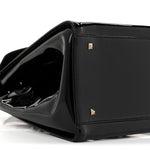 Patent Rockstud Tote Black