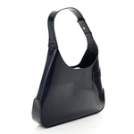 Brushed Calfskin Gancini Hobo Midnight