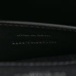Grain De Poudre Textured Mixed Matelasse Triquilt Medium Monogram Satchel Black
