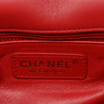 Lambskin Quilted Easy Carry Flap Red