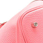 Taurillon Clemence Picotin Lock 22 MM Rose Azalee