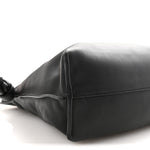 Nappa Medium Flamenco Knot Bag Black
