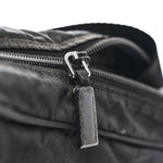 Tessuto Nylon Triangle Shoulder Bag Black