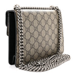 GG Supreme Monogram Mini Dionysus Shoulder Bag Black