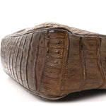 Alligator Shopping Tote Brown