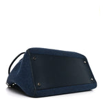 Felt Calfskin Oversized Iris Weekend Bag Midnight