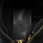 Caviar Quilted Medallion Tote Black