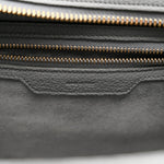 Baby Drummed Calfskin Micro Luggage Kohl