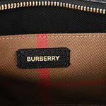Calfskin Mega Check Small Banwell Tote Black