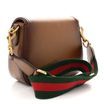 Calfskin Medium Lady Web Shoulder Bag Cuir