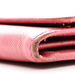 Saffiano Metal Oro Chain Wallet Ibisco