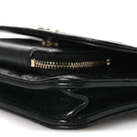 Caviar Quilted Business Affinity Clutch With Chain Black