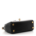 Smooth Calfskin Mini Bel Air Carry All Bag Black