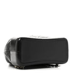 Aged Calfskin Quilted Small Gabrielle Backpack Black