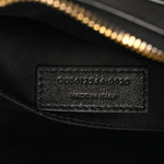 Calfskin Matelasse Monogram Lou Camera Bag Black