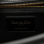 Box Calfskin 30 Montaigne Flap Bag Black