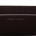 Caviar Quilted Flap Card Holder On Chain Black