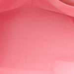 Canvas Calfskin Striped Large Deauville Tote Pink Blue
