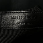 Smooth Calfskin Matelasse Chevron Large Monogram Satchel Black