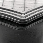 Caviar Quilted New Medium Boy Flap Black