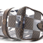 PVC Monogram Chess Keepall Bandouliere 25