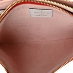 Monogram Giant Double Zip Pochette Rouge