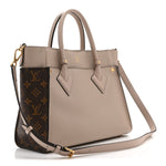 Calfskin Monogram On My Side MM Greige