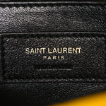 Lambskin Matelasse Chevron Monogram Small Sulpice Bag Mimosa
