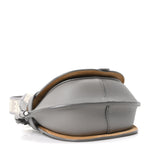 Calfskin Jacquard Mini Gate Crossbody Bag Onyx Blue