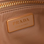 Soft Calfskin Large Aimée Shoulder Bag Travertine