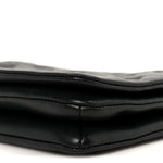 Lambskin Embossed Monogram Pochette Coussin Black