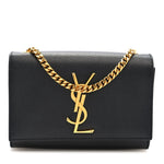 Grain De Poudre Small Monogram Kate Satchel Black