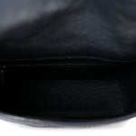 Crinkled Calfskin Matelasse Monogram Niki Chain Wallet Dark Smog