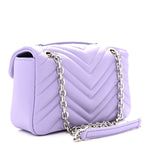 Lambskin Matelasse Small GG Marmont Shoulder Bag Lapis