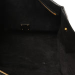 Snakeskin Calfskin Medium Trapeze White Black