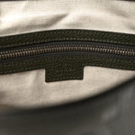 Piuma Calfskin Jumbo GG Embossed Double Buckle Medium Messenger Bag Dark Vintage Olive