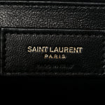 Grain De Poudre Textured Mixed Matelasse Triquilt Medium Monogram Satchel Pebble