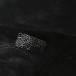 Crinkled Calfskin Macrocannage Large Toujours Black