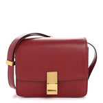 Box Calfskin Small Classic Box Flap Bag Red