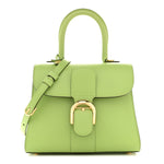 Box Calfskin PM Brillant Satchel Aloe