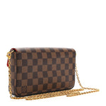 Damier Ebene Pochette Felicie Chain Wallet