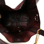 Suede Small Spin Tote Deep Violine