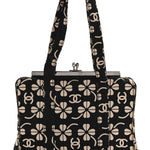 Canvas CC Clover Clutch Black