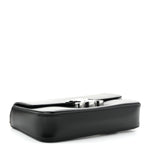 Shiny Calfskin Triomphe Chain Shoulder Bag Black