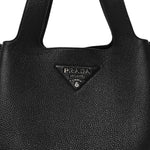 Vitello Daino Soft Large Dynamique Tote Black