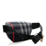 House Check Sonny Bum Bag Navy Grey