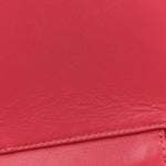 Calfskin Raffia Small Take Away Vanity Case Bag Pink Beige