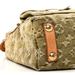 Monogram Denim Baggy PM Lichen