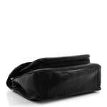 Grained Lambskin Monogram Large Niki Chain Satchel Black