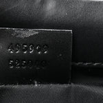 GG Supreme Monogram Web Messenger Diaper Bag Black Grey